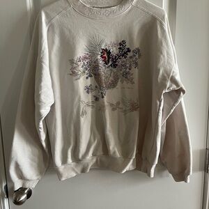 Northern Reflections Cream Floral Sweatshirt
